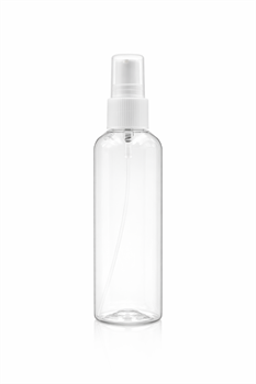 Флакон ПЭТ 100мл прозрачный с дозатором для крема 2206