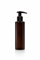 Флакон ПЭТ 110мл коричневый с дозатором для крема 2212
